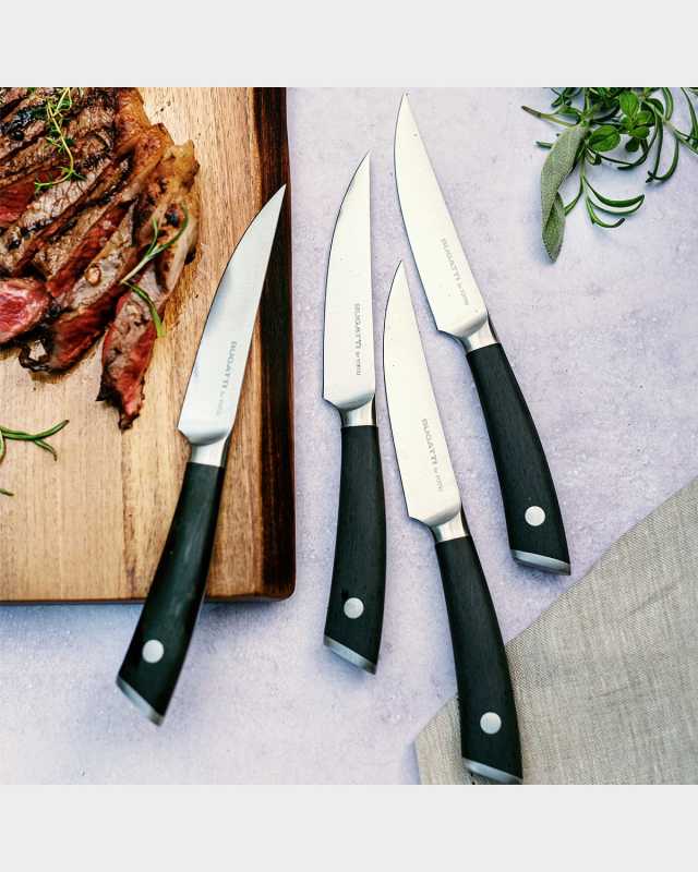 Coltelli Black Steak Knives, Set of 4